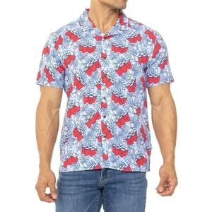 PARTY PANTS NEW High-Performance Woven Short Sleeve Shirt SMALL‎ Beer Pong Party